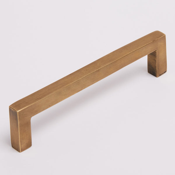 Ascot Handle - Acid Washed Brass:135mm:Hepburn Hardware