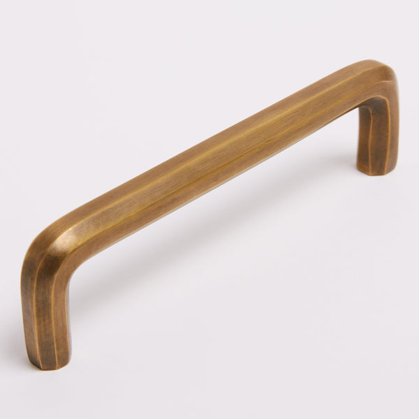 Henley Handle - Acid Washed Brass:128mm:Hepburn Hardware