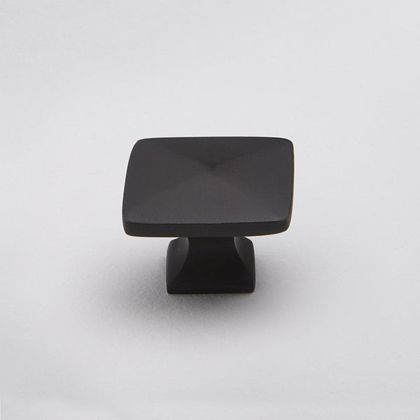 Bronte Knob - Blackest Black:Blackest Black:Hepburn Hardware