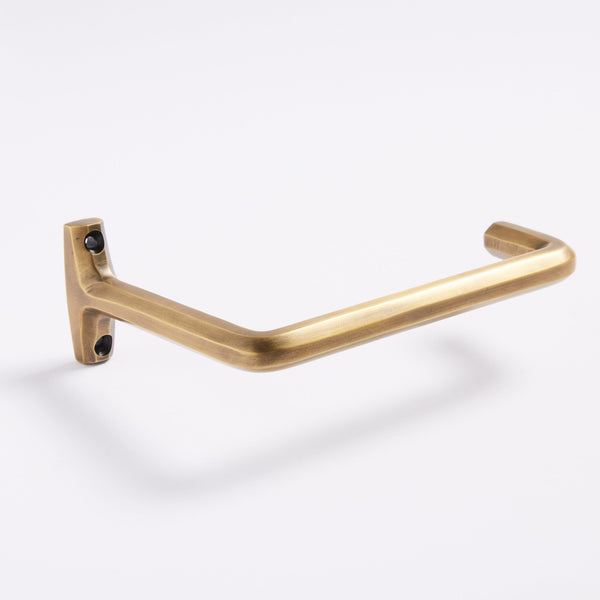 Henley Toilet Roll Holder - Acid Washed Brass:Hepburn Hardware