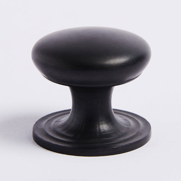 Kew Knob - Scorched Black:Small:Hepburn Hardware