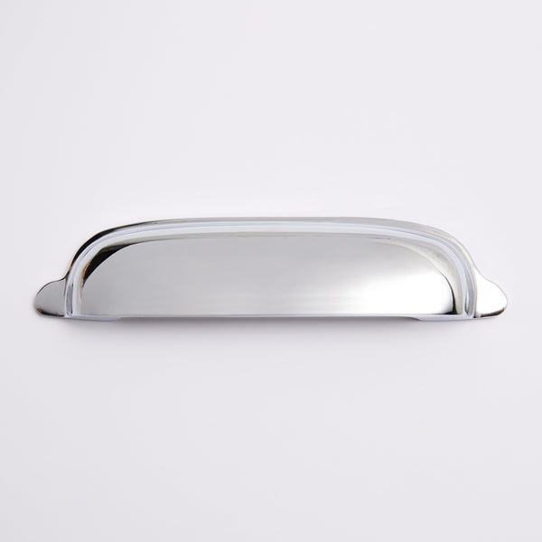 Halifax Hooded Cup Pull - Polished Chrome:Hepburn Hardware