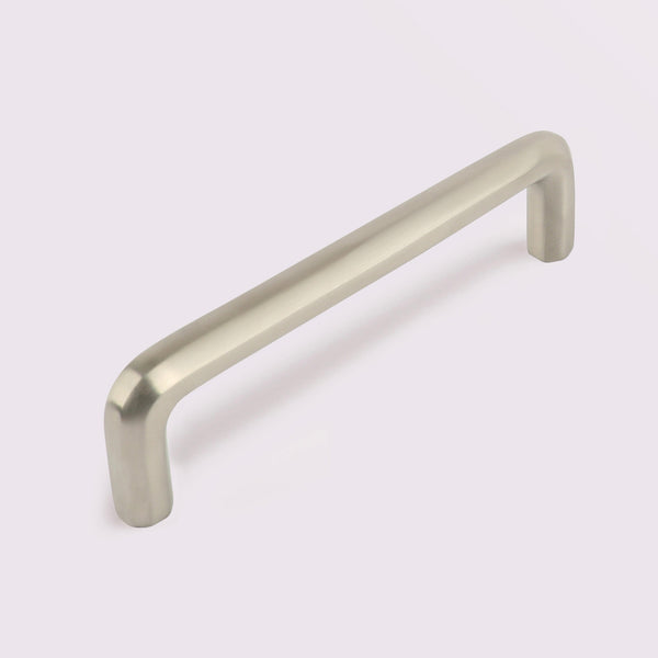 Henley Handle - Satin Nickel:128mm:Hepburn Hardware