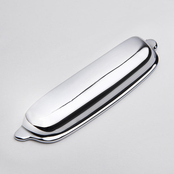 Halifax Hooded Cup Pull - Polished Chrome:Polished Chrome:Hepburn Hardware