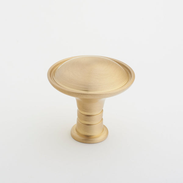 Sydney Knob - Burnished Brass:Burnished Brass:Hepburn Hardware