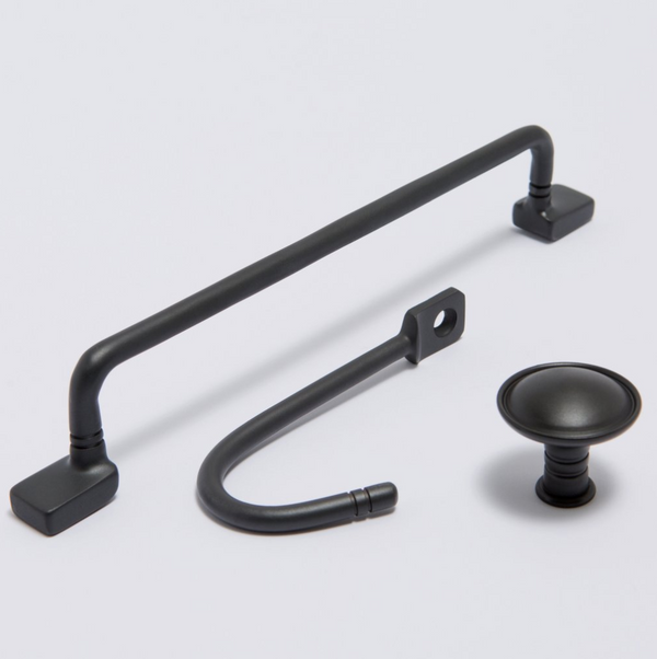 Sydney Knob - Blackest Black:Hepburn Hardware