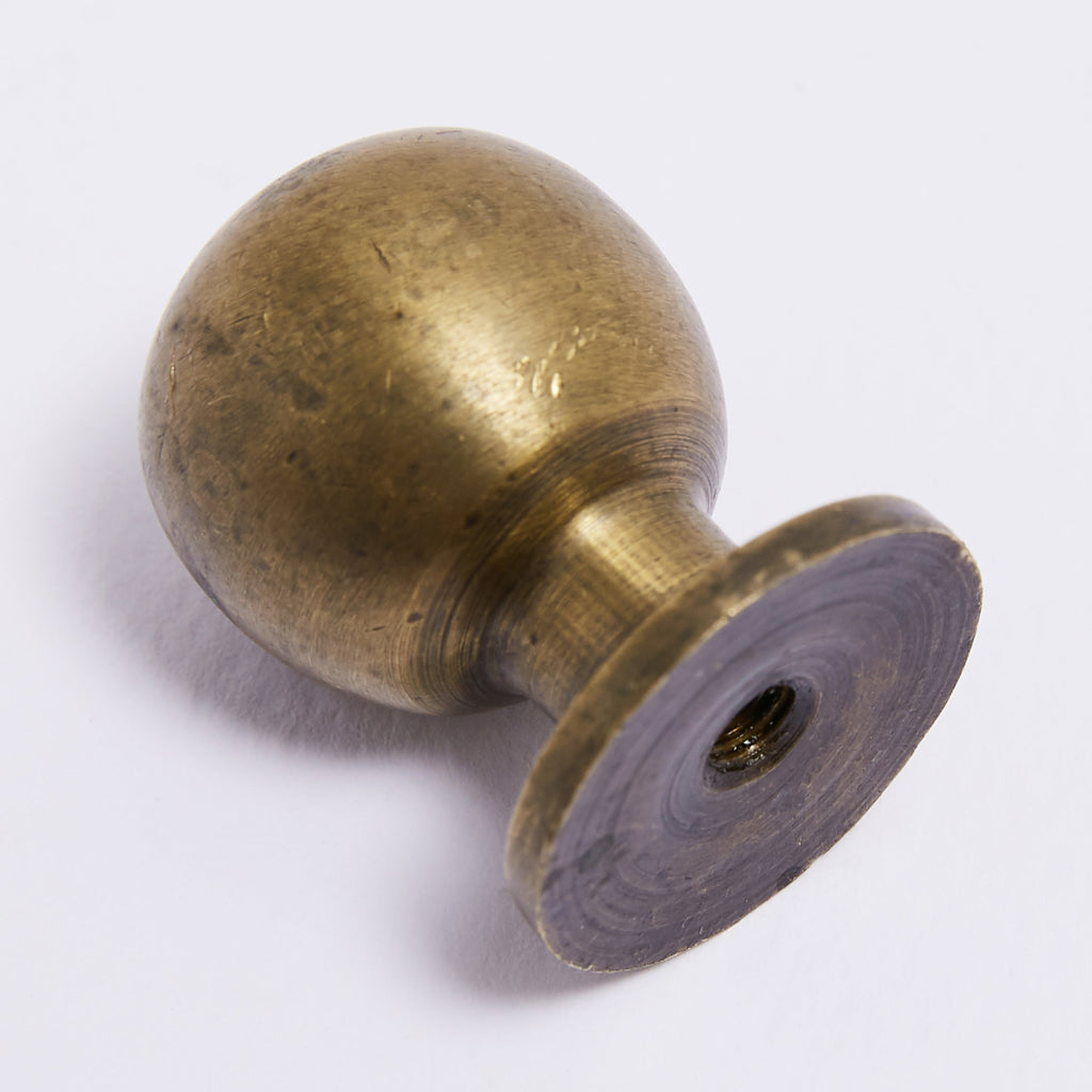 Surrey Knob - Acid Washed Brass:Hepburn Hardware