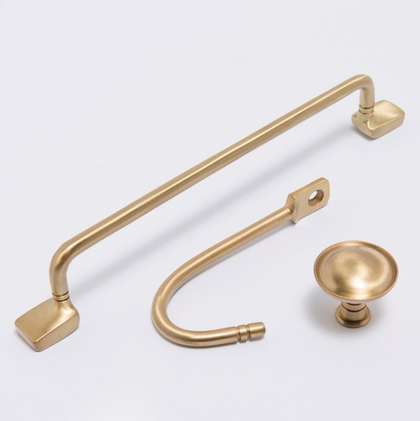 Sydney Knob - Burnished Brass:Hepburn Hardware